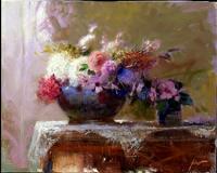 Pino Daeni - Impression oil painting.